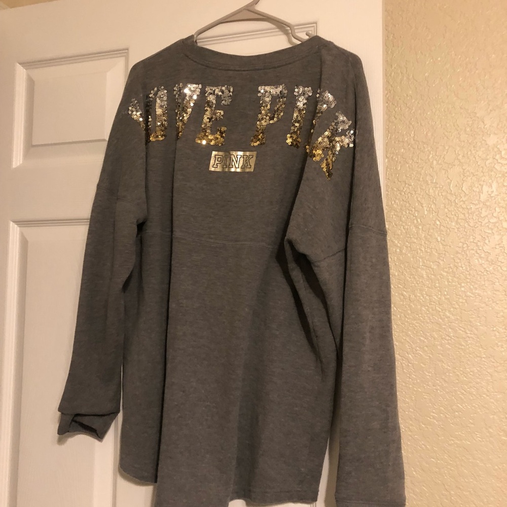Two Large Victoria Secret pullover sweater